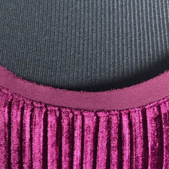 Dalia Women’s Velvet Tank Top Lined Adjustable Straps Wine Color sz L NWT - Picture 2 of 8